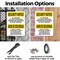 Signmission All Weapons Prohibited Bilingual OSHA Security Notice Sign, Plastic, 7in W x 10in L, 2PK OS-2PACK-SN-P-710-L-11507 - alternate 6